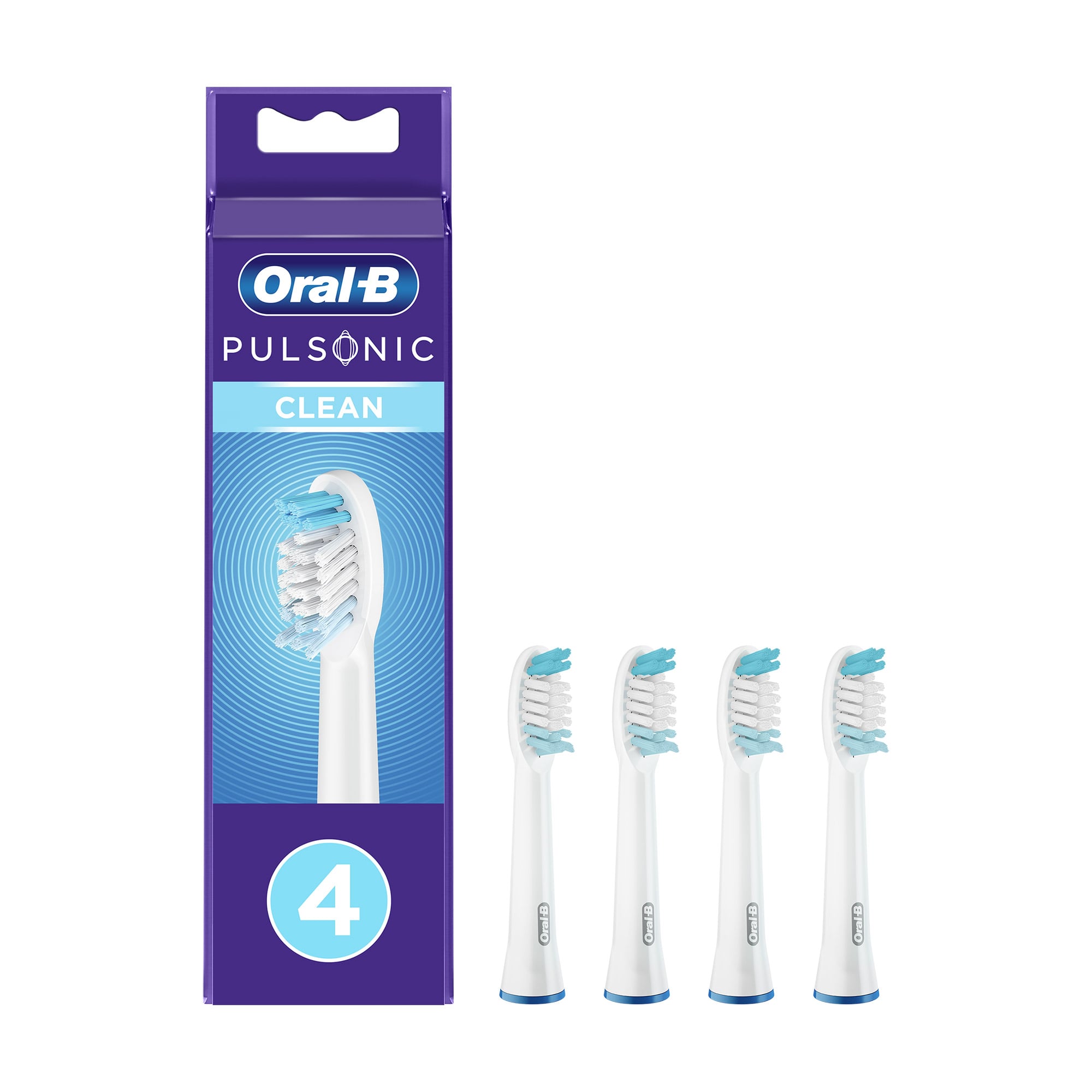 Змінні насадки для електричної зубної щітки Oral-B Pulsonic Clean, 4 шт